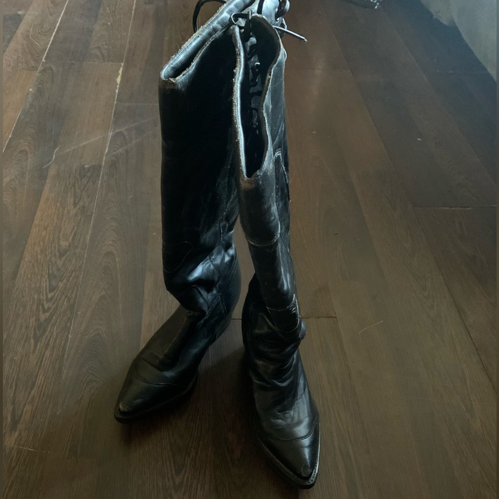 Harley Davidson Lace Up Boots, Vintage